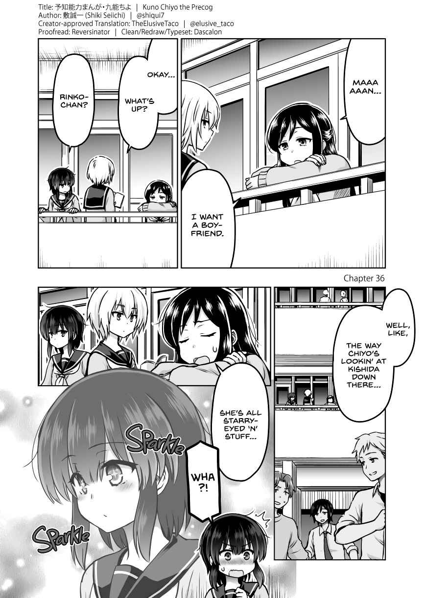 Page 1 Chapter 36 Chiyo Kuno the Psychic