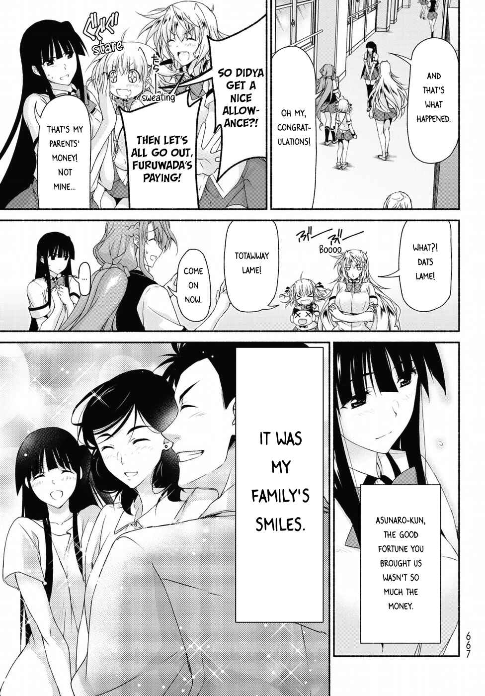 Page 7 Chapter 14 Renai Harem Game Shuuryou no Oshirase ga Kuru Koro ni