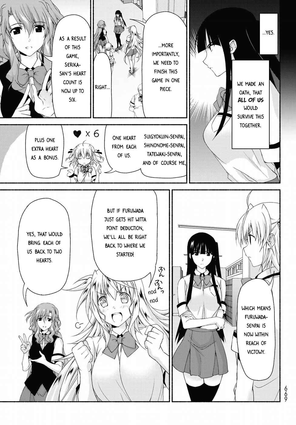 Page 9 Chapter 14 Renai Harem Game Shuuryou no Oshirase ga Kuru Koro ni