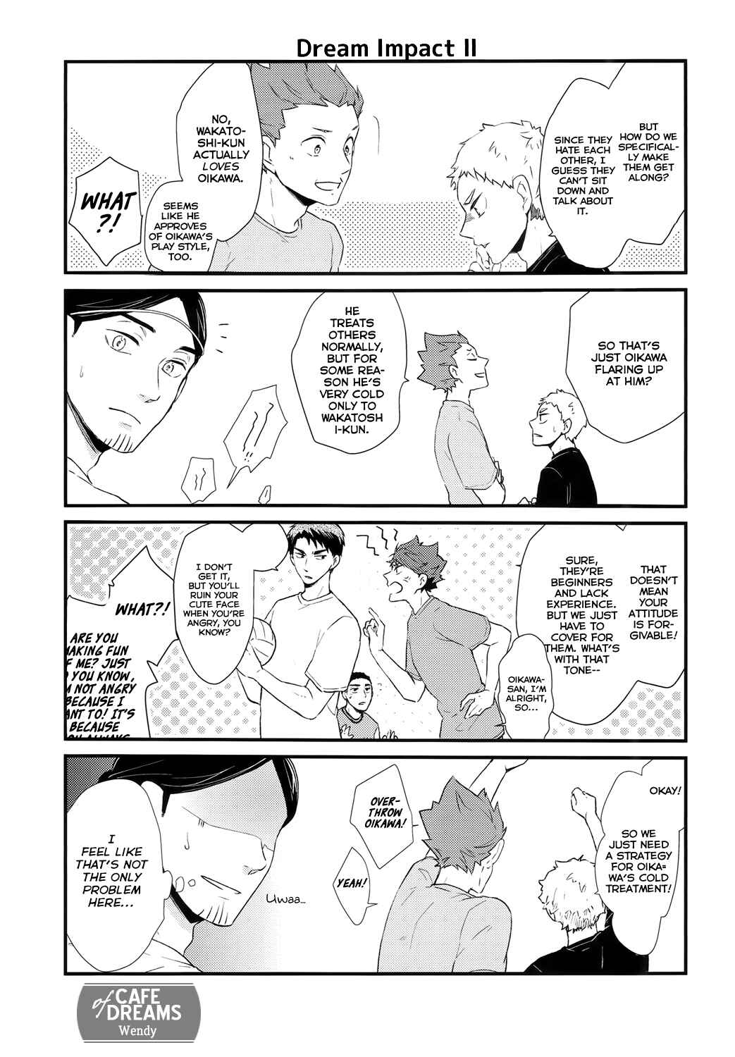 Page 10 Chapter 1 Haikyu!! - Dream Impact - UshiOi Nakayoshi Sakusen (Doujinshi)