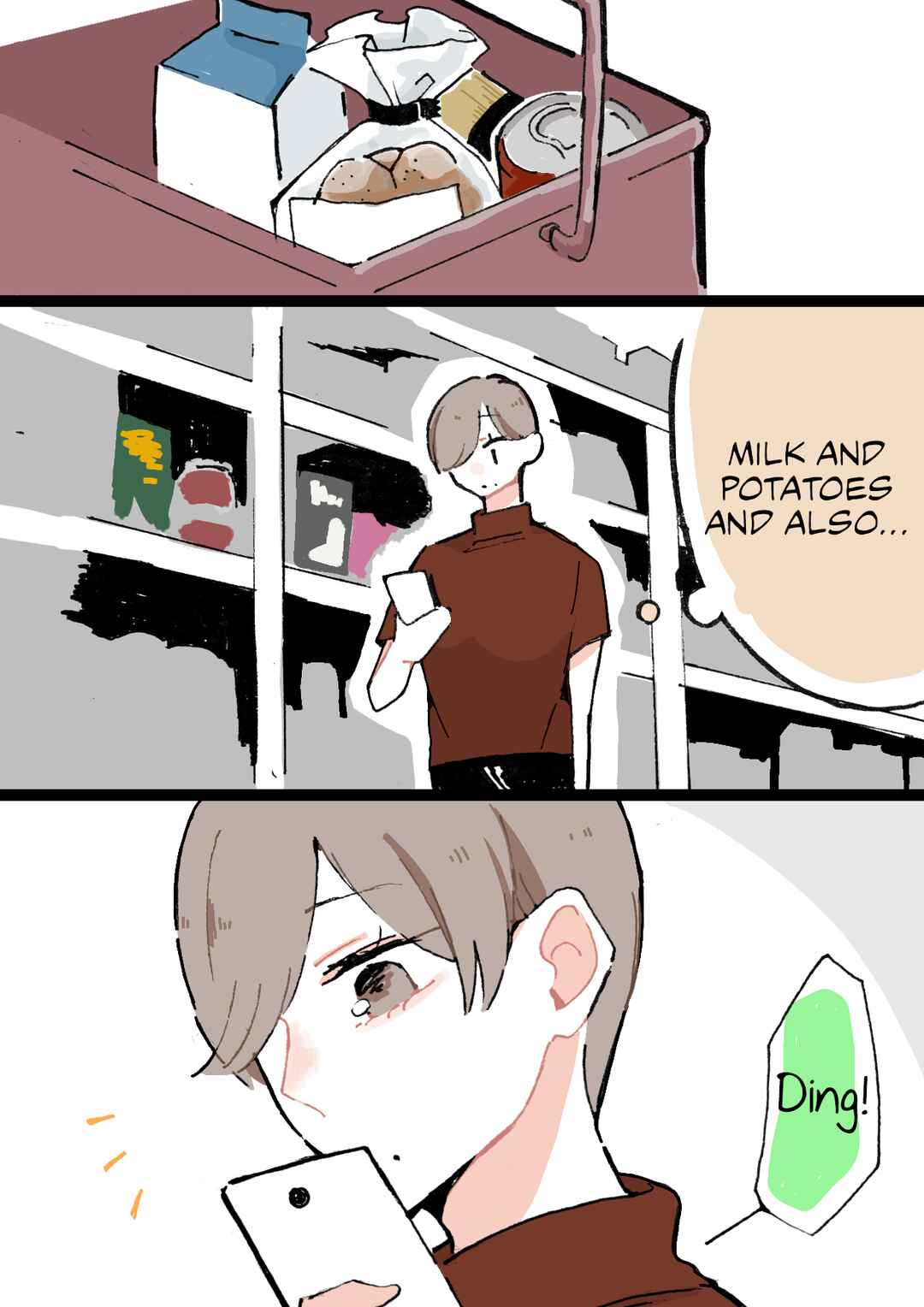 Page 1 Chapter 52 Doukyonin ni Kataomoi Shiteru Yuri Manga
