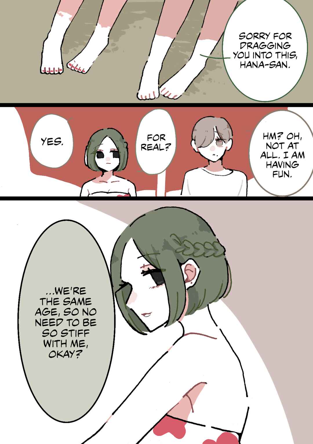 Page 3 Chapter 61 Doukyonin ni Kataomoi Shiteru Yuri Manga