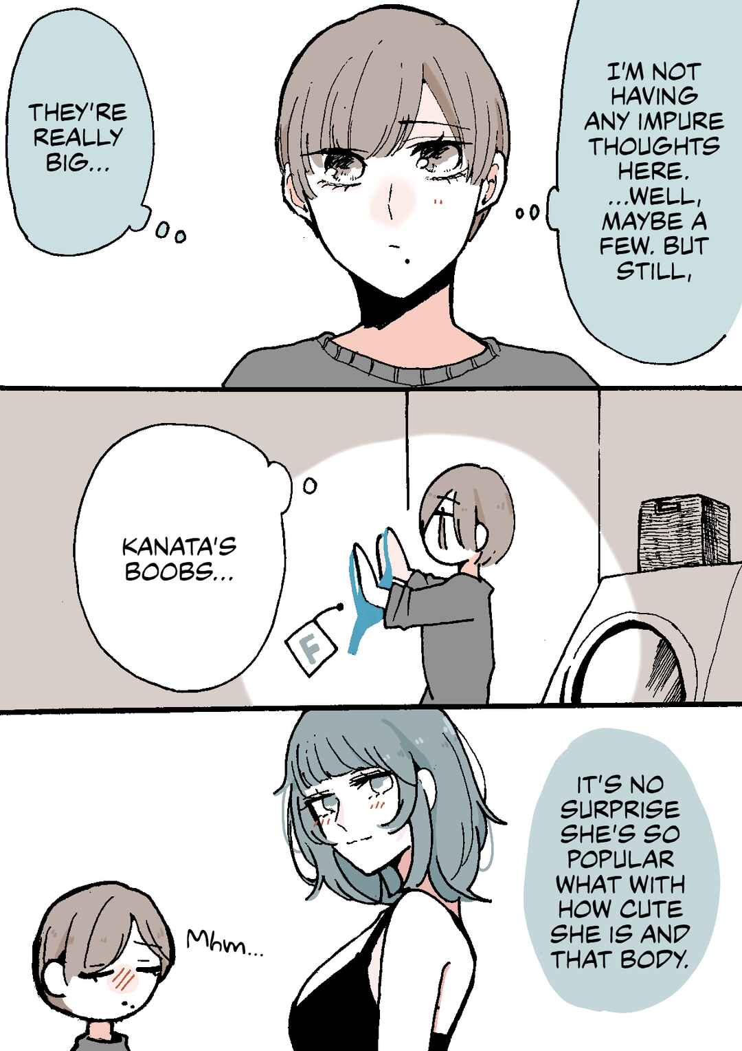 Page 1 Chapter 13 Doukyonin ni Kataomoi Shiteru Yuri Manga