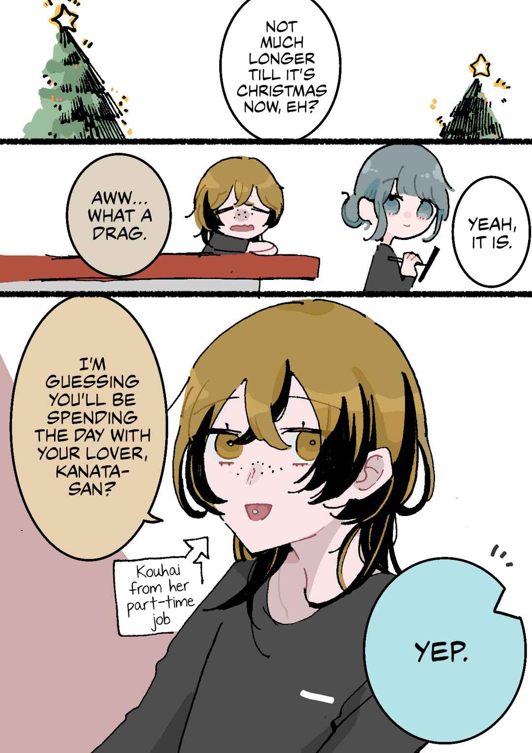 Page 1 Chapter 78 Doukyonin ni Kataomoi Shiteru Yuri Manga
