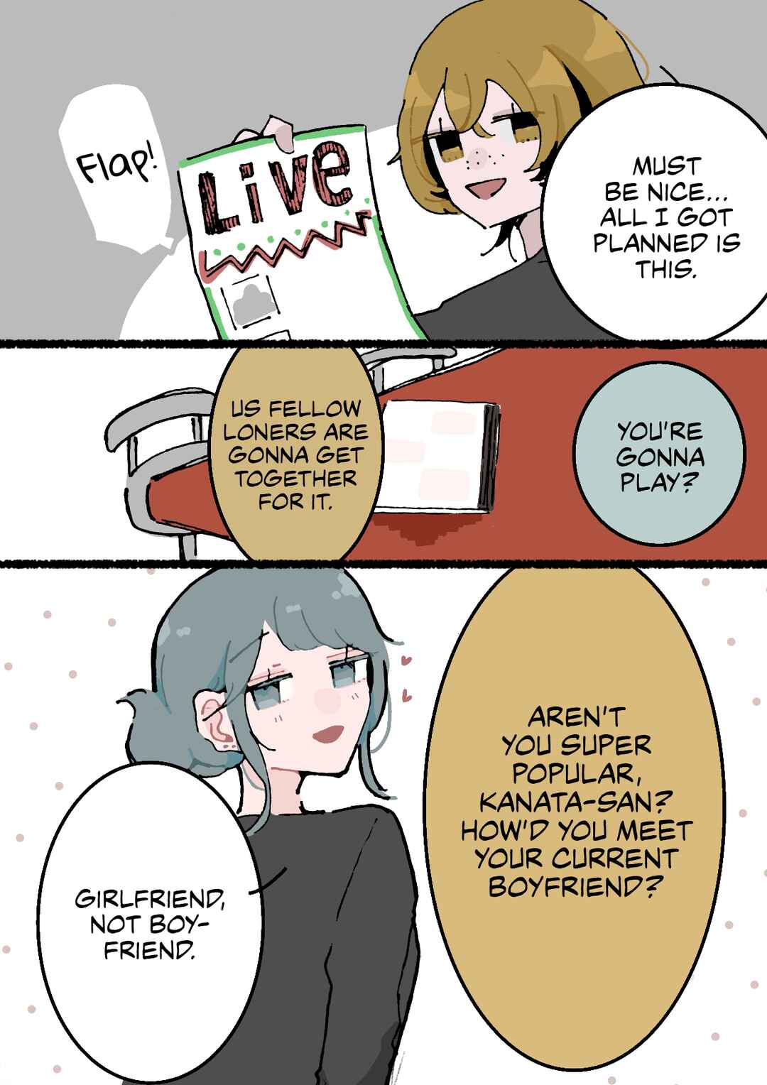 Page 2 Chapter 78 Doukyonin ni Kataomoi Shiteru Yuri Manga