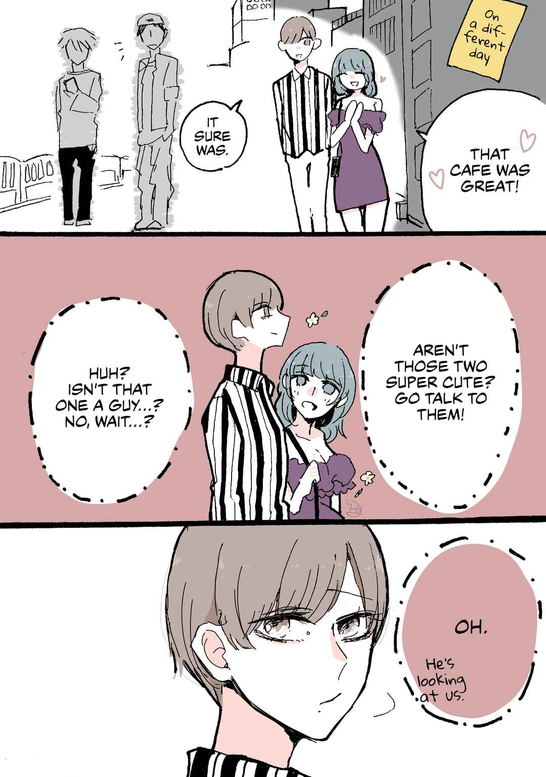 Page 2 Chapter 2 Doukyonin ni Kataomoi Shiteru Yuri Manga