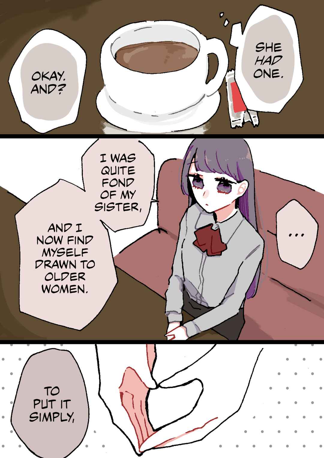 Page 3 Chapter 46 Doukyonin ni Kataomoi Shiteru Yuri Manga