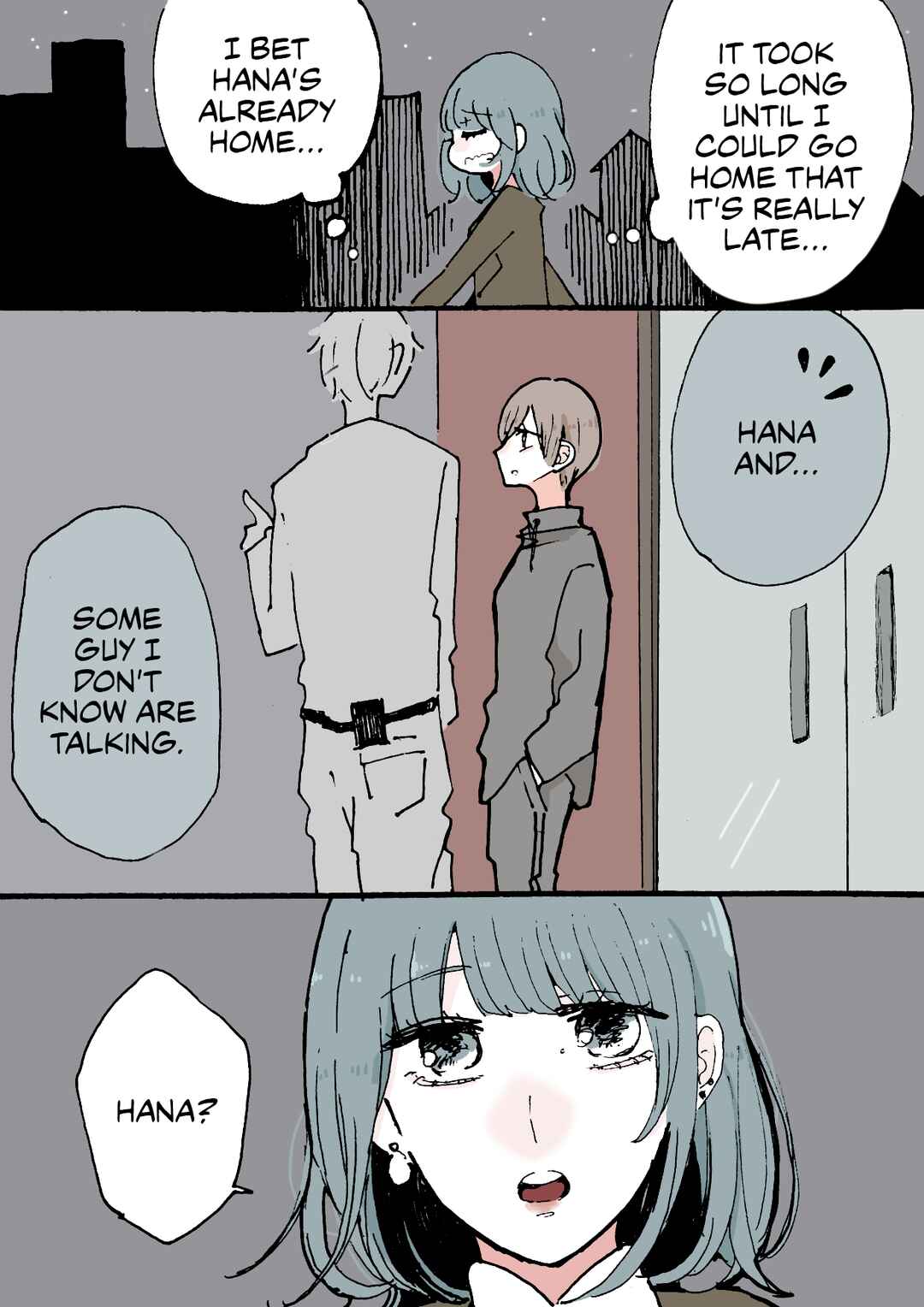 Page 1 Chapter 12 Doukyonin ni Kataomoi Shiteru Yuri Manga