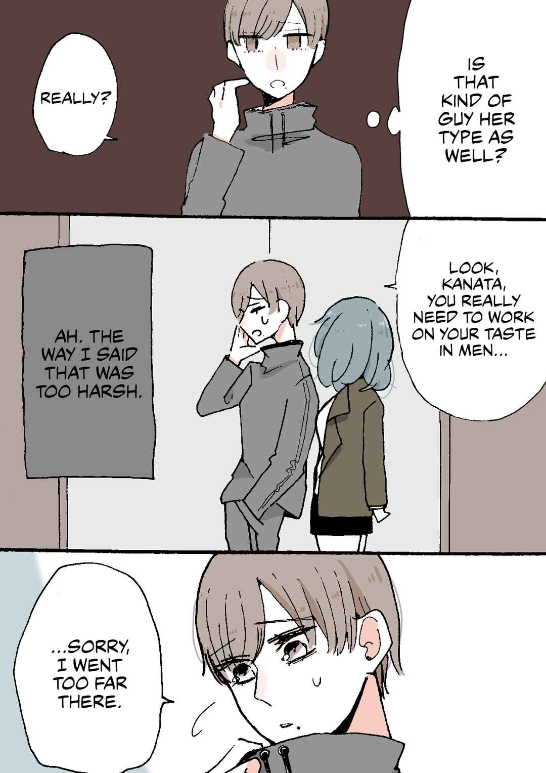 Page 3 Chapter 12 Doukyonin ni Kataomoi Shiteru Yuri Manga