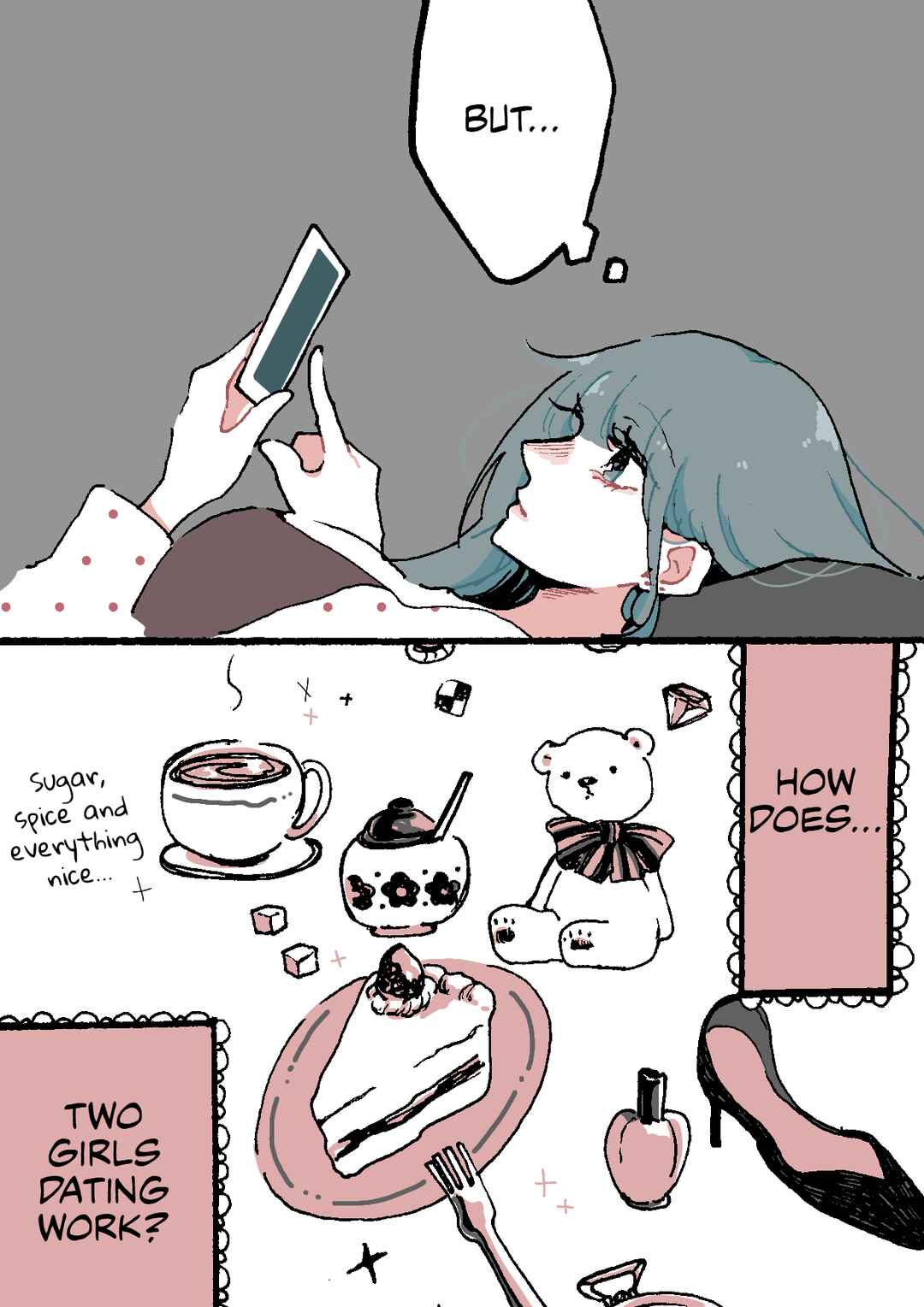Page 2 Chapter 37 Doukyonin ni Kataomoi Shiteru Yuri Manga