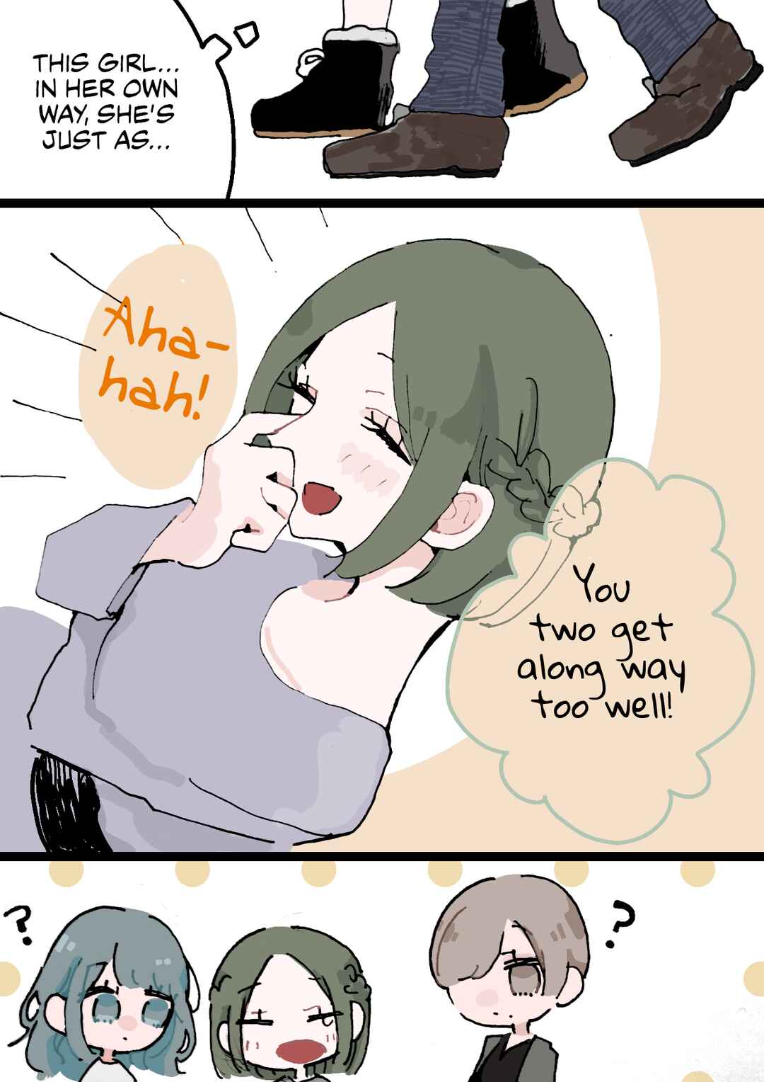 Page 4 Chapter 74 Doukyonin ni Kataomoi Shiteru Yuri Manga