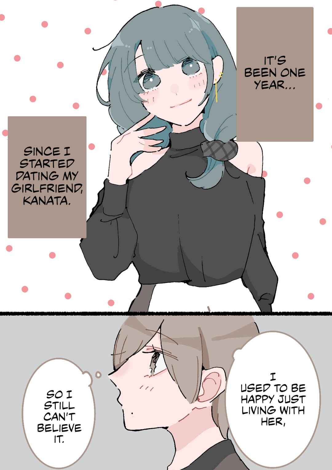 Page 1 Chapter 89 Doukyonin ni Kataomoi Shiteru Yuri Manga