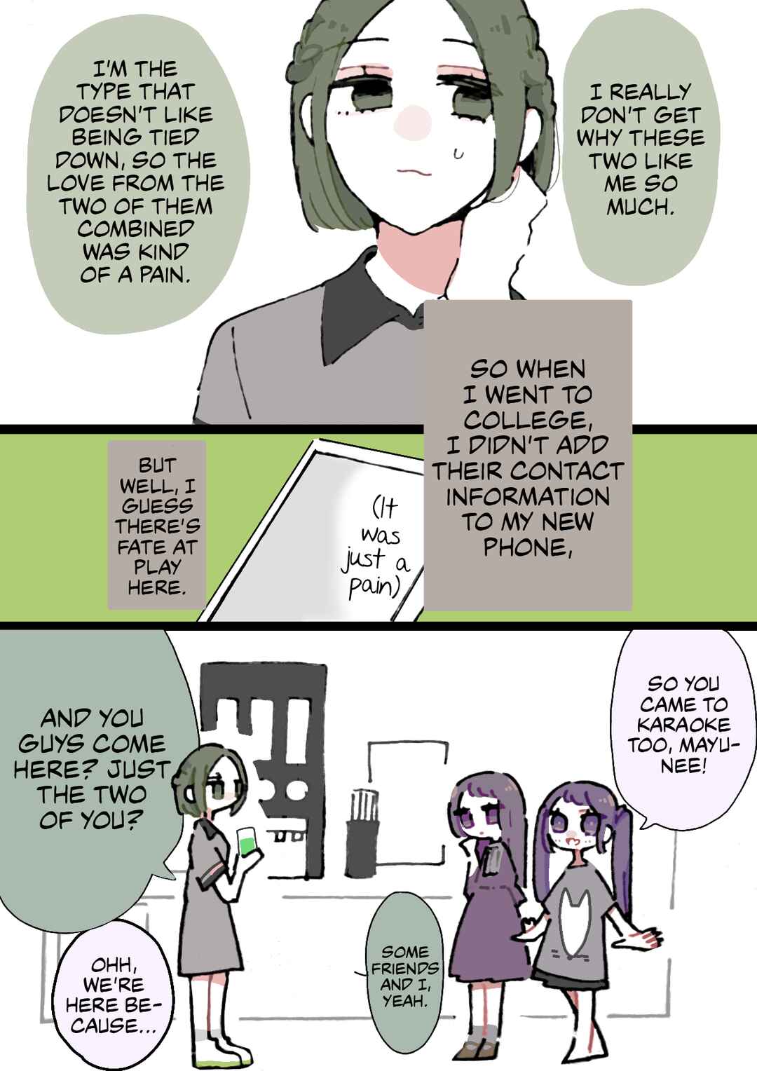 Page 2 Chapter 56 Doukyonin ni Kataomoi Shiteru Yuri Manga