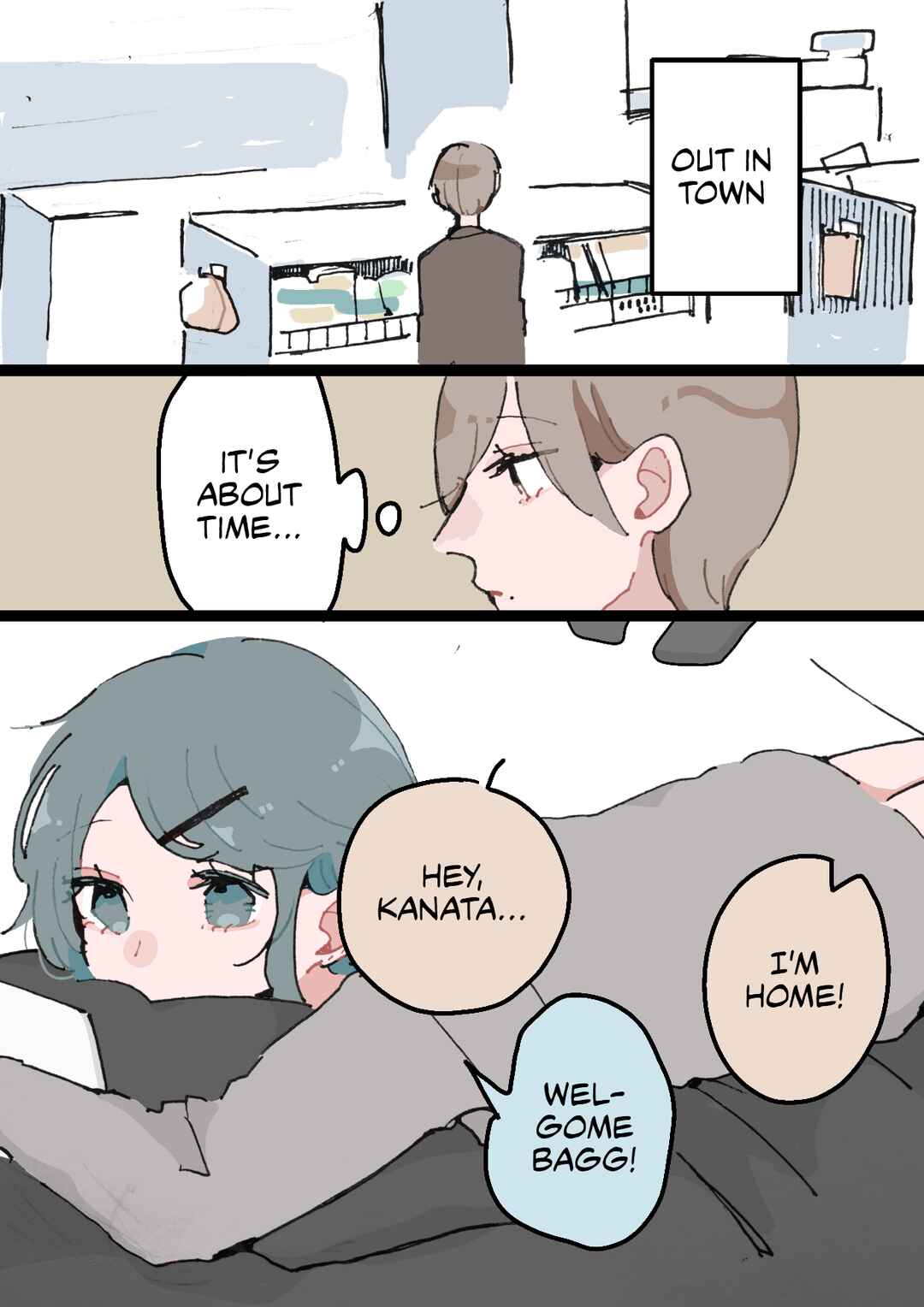 Page 1 Chapter 73 Doukyonin ni Kataomoi Shiteru Yuri Manga