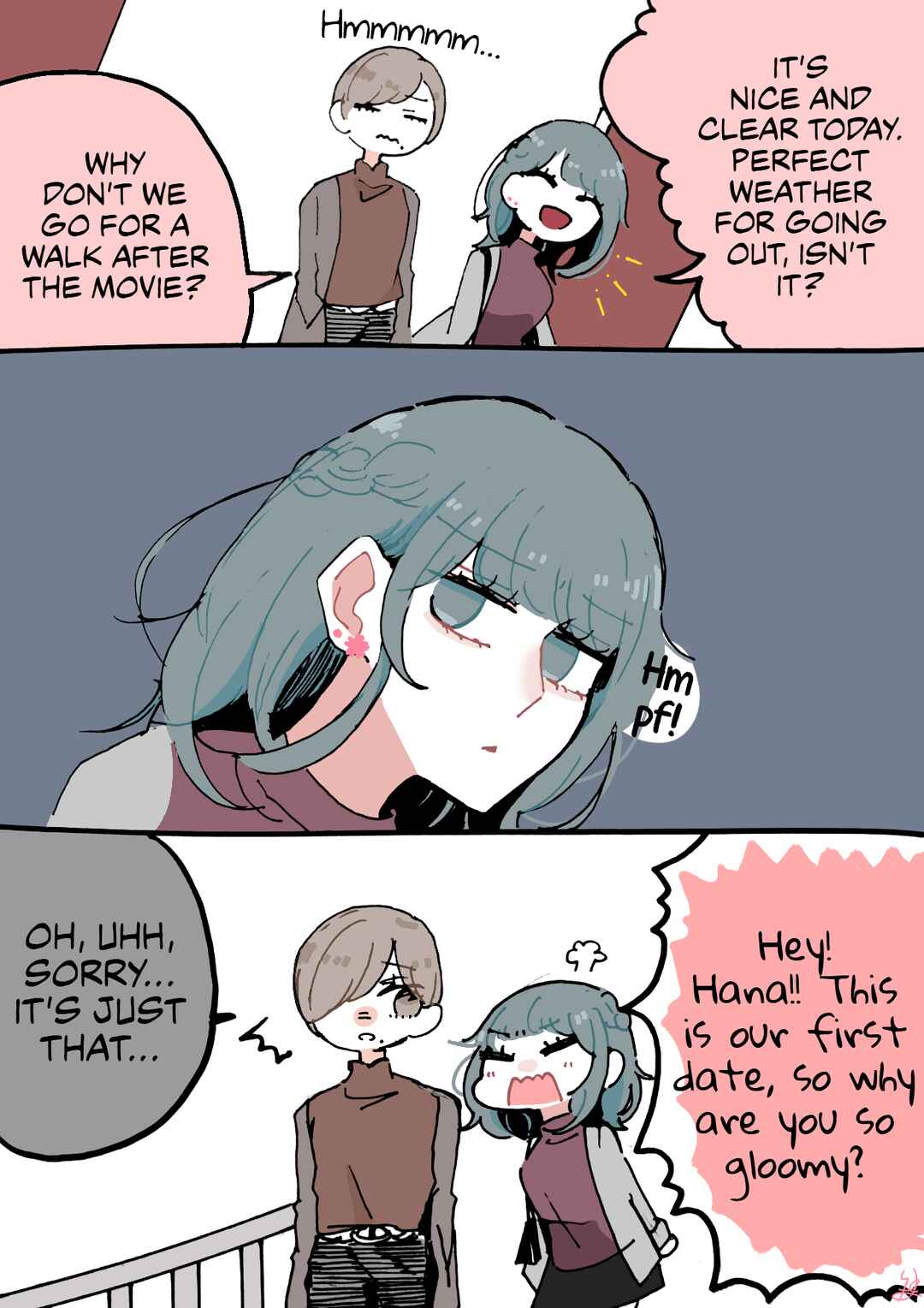 Page 3 Chapter 40 Doukyonin ni Kataomoi Shiteru Yuri Manga