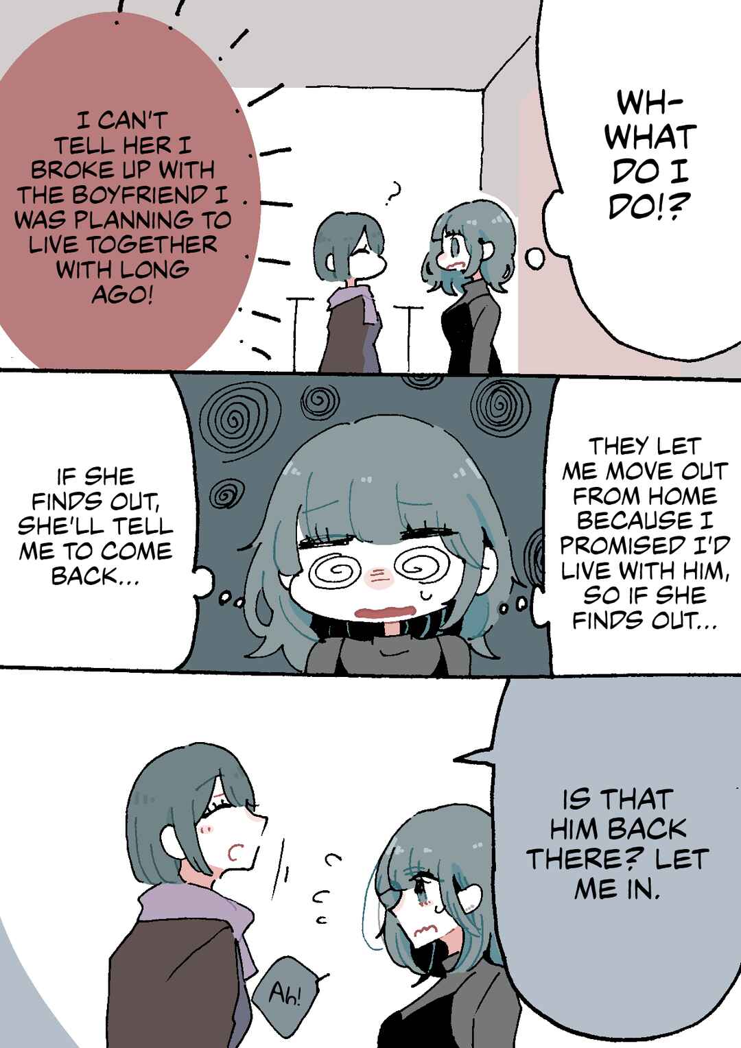 Page 3 Chapter 29 Doukyonin ni Kataomoi Shiteru Yuri Manga