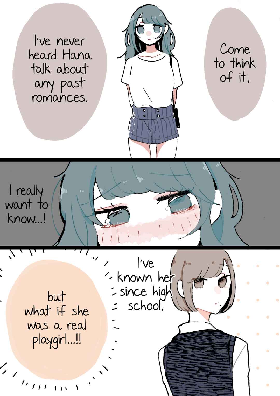 Page 1 Chapter 53 Doukyonin ni Kataomoi Shiteru Yuri Manga