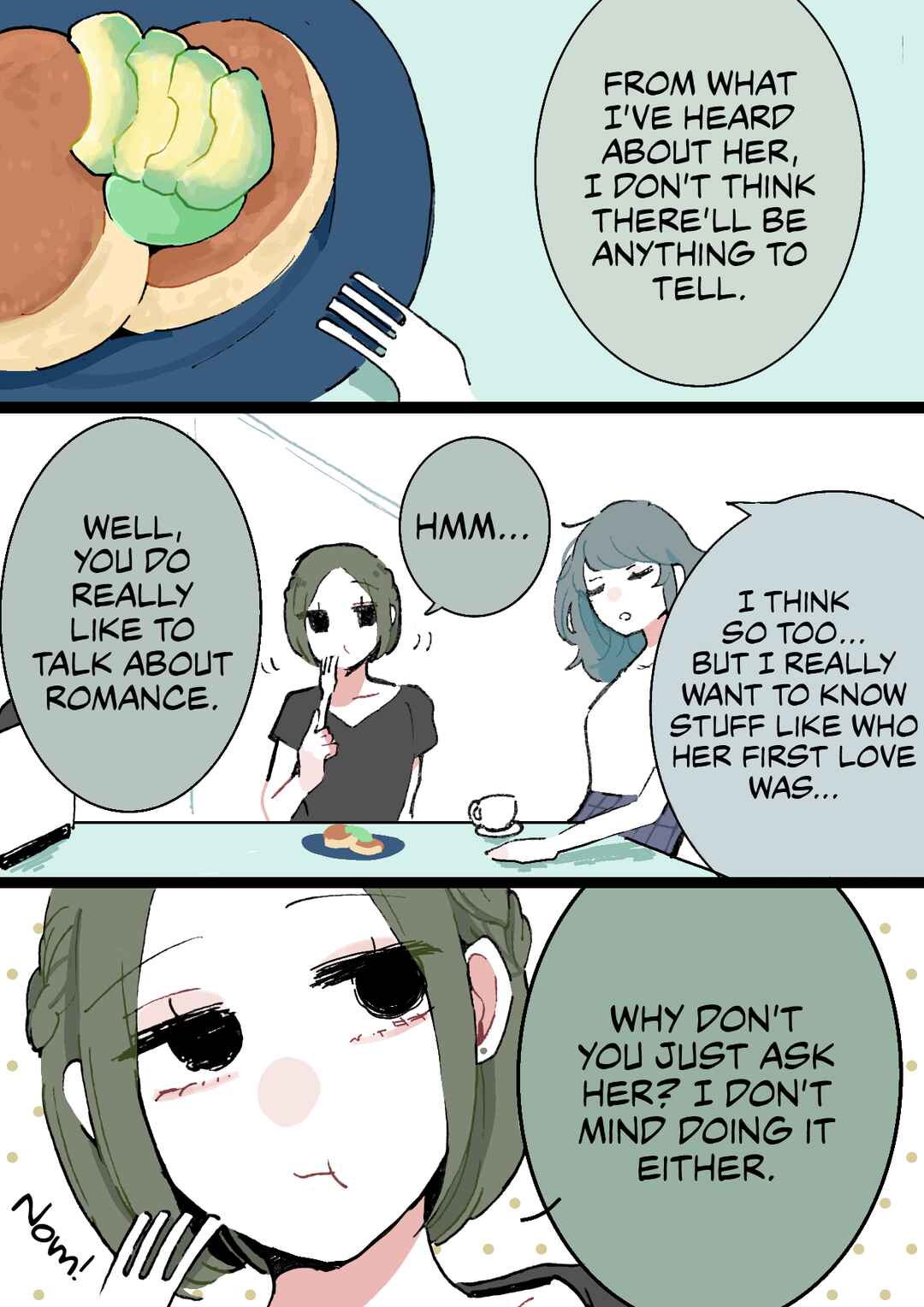 Page 2 Chapter 53 Doukyonin ni Kataomoi Shiteru Yuri Manga