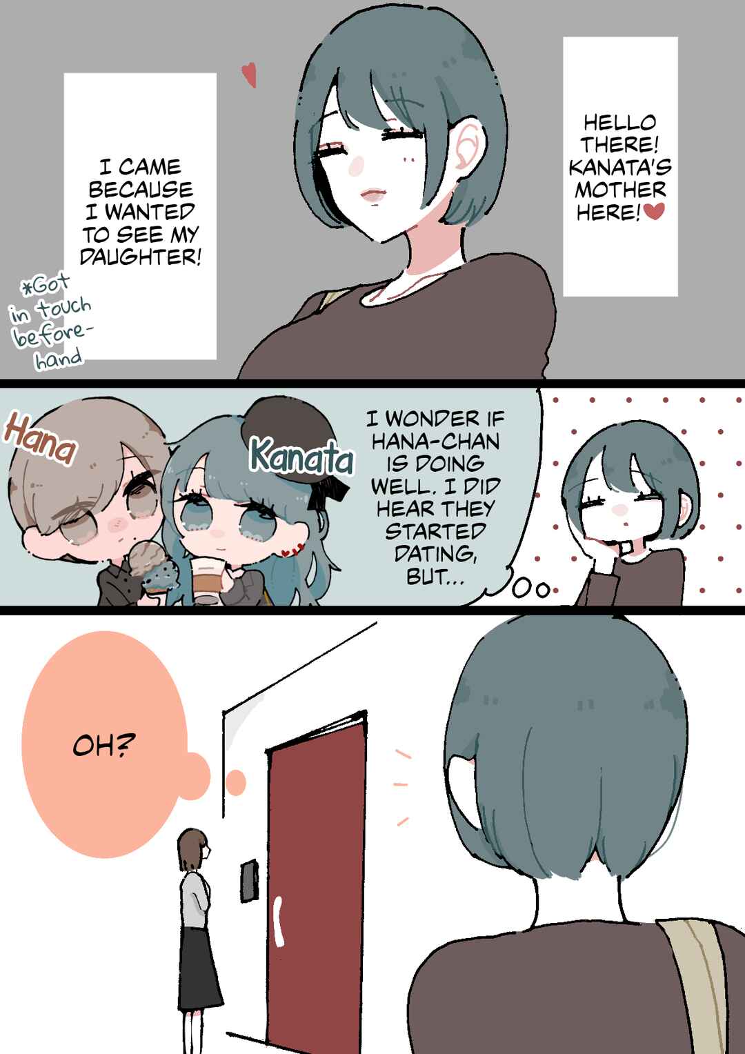 Page 1 Chapter 65 Doukyonin ni Kataomoi Shiteru Yuri Manga