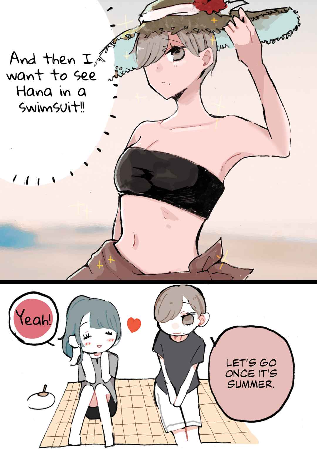 Page 3 Chapter 50 Doukyonin ni Kataomoi Shiteru Yuri Manga