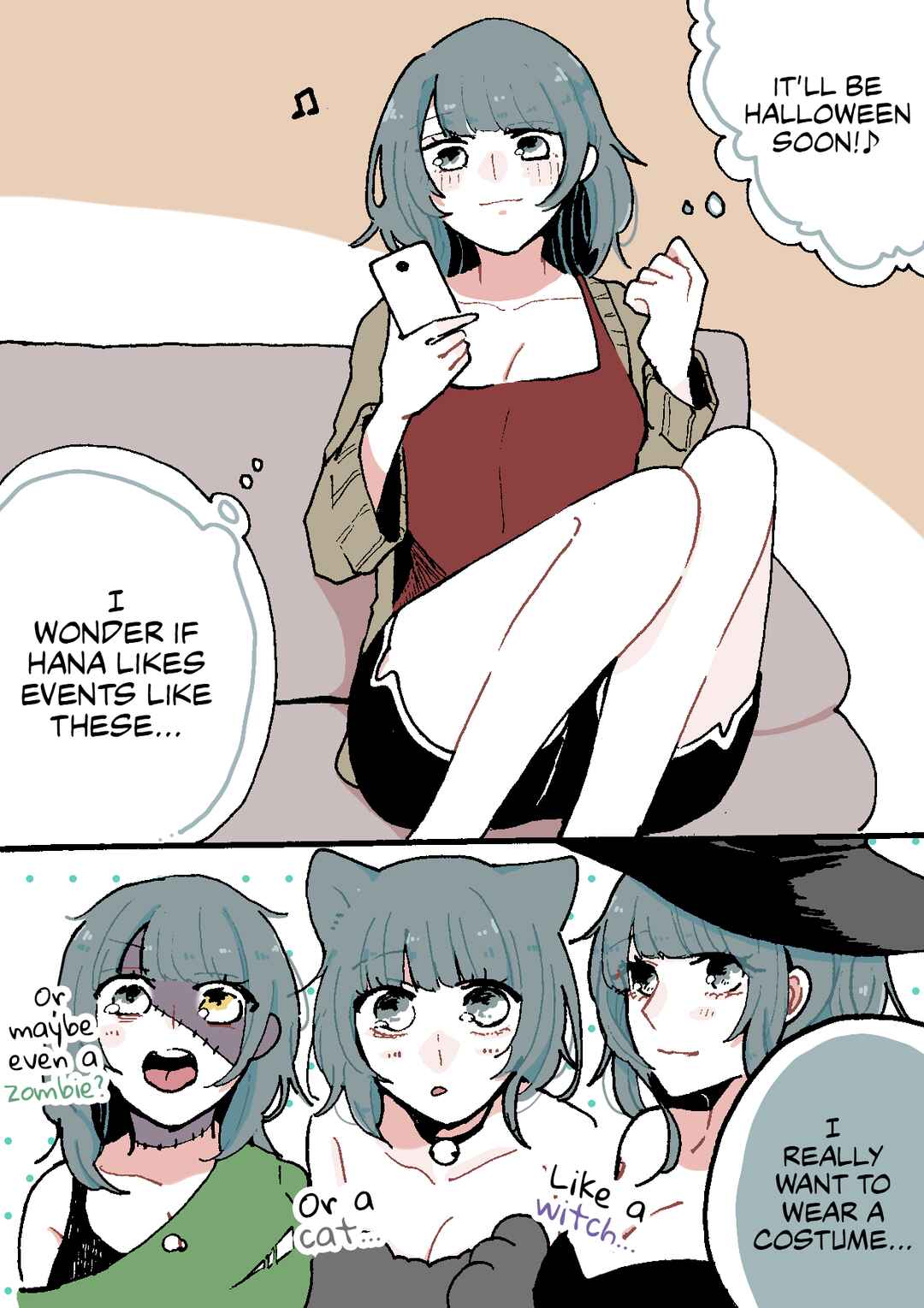Page 1 Chapter 16 Doukyonin ni Kataomoi Shiteru Yuri Manga
