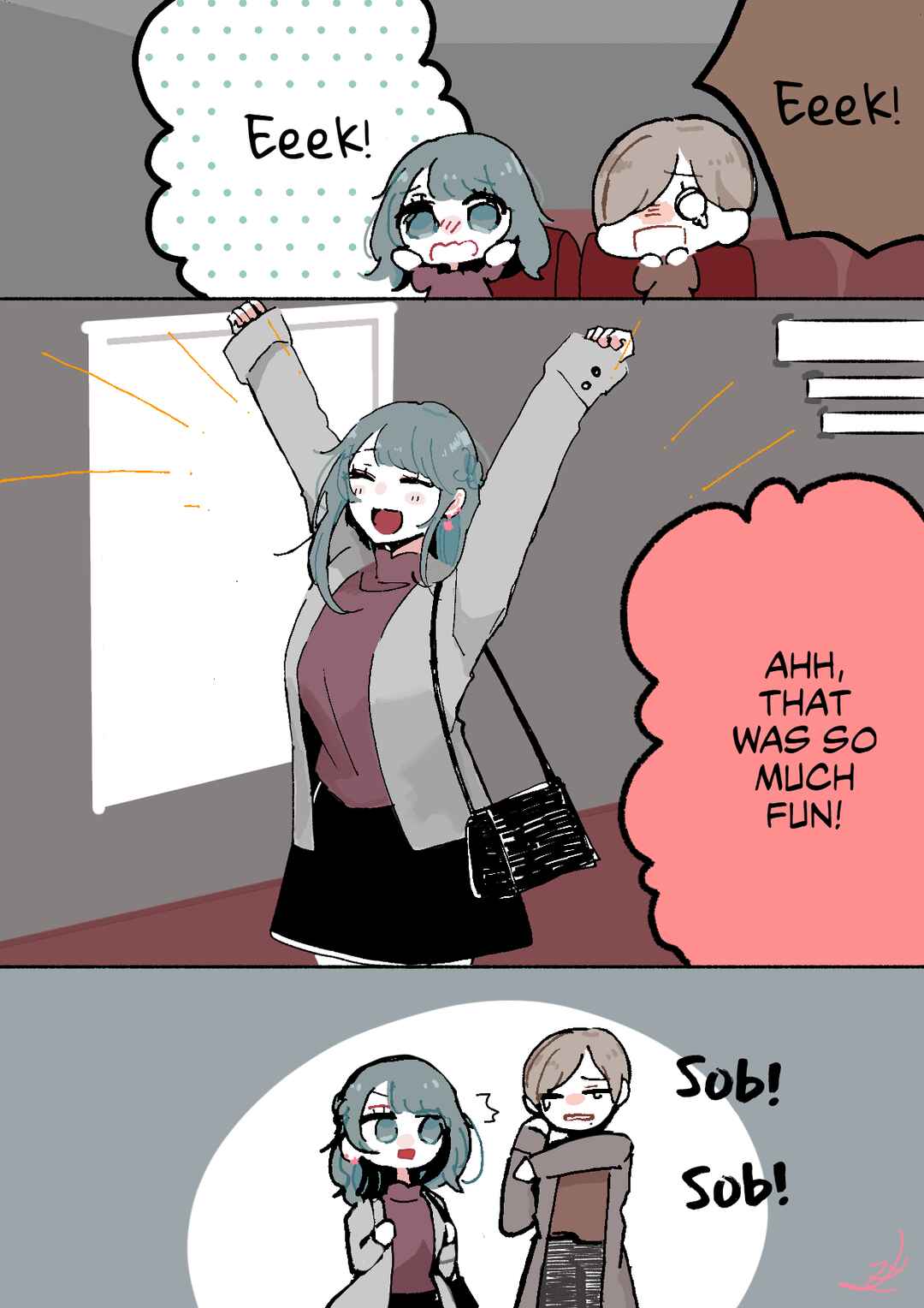 Page 3 Chapter 42 Doukyonin ni Kataomoi Shiteru Yuri Manga