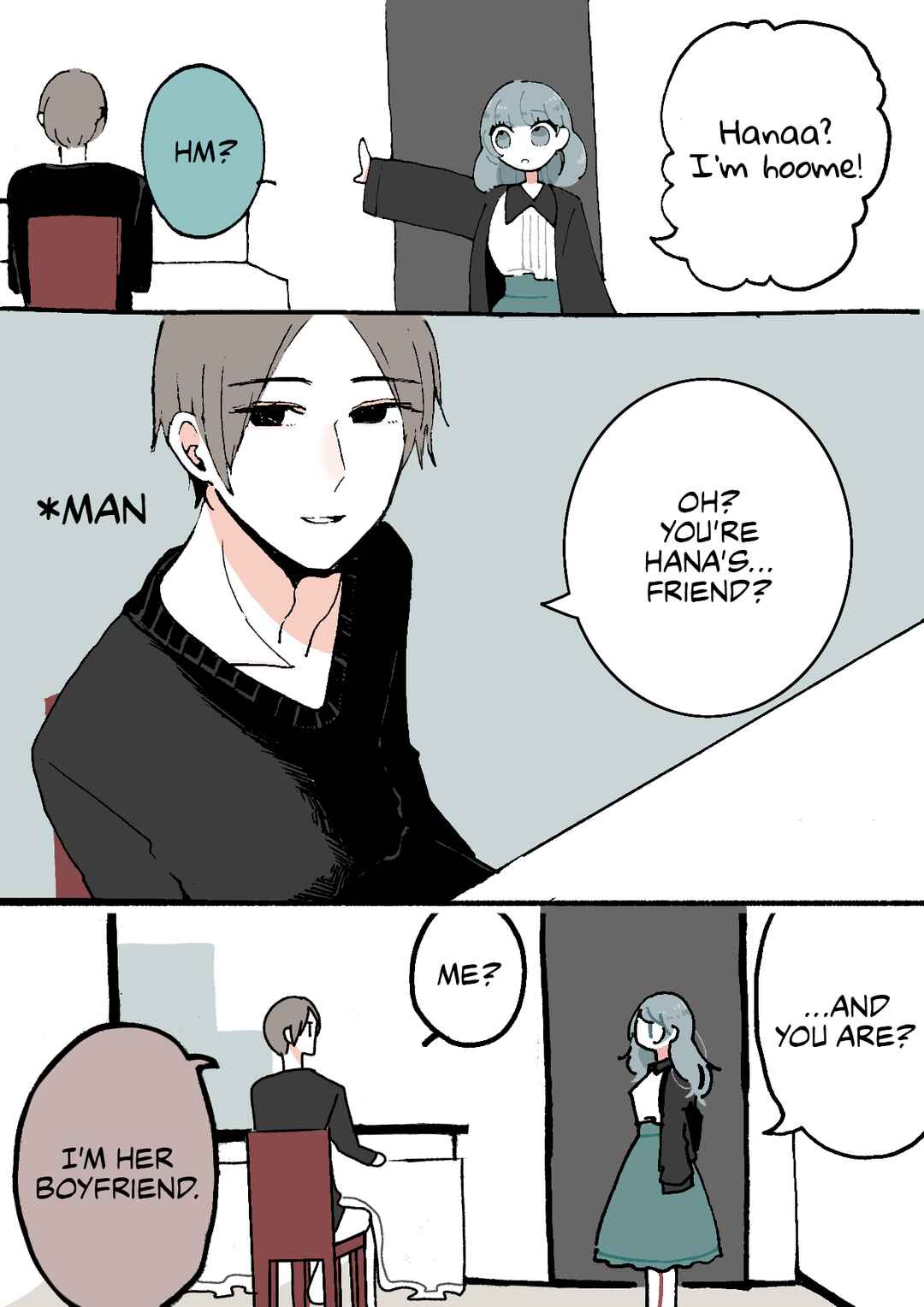 Page 1 Chapter 17 Doukyonin ni Kataomoi Shiteru Yuri Manga