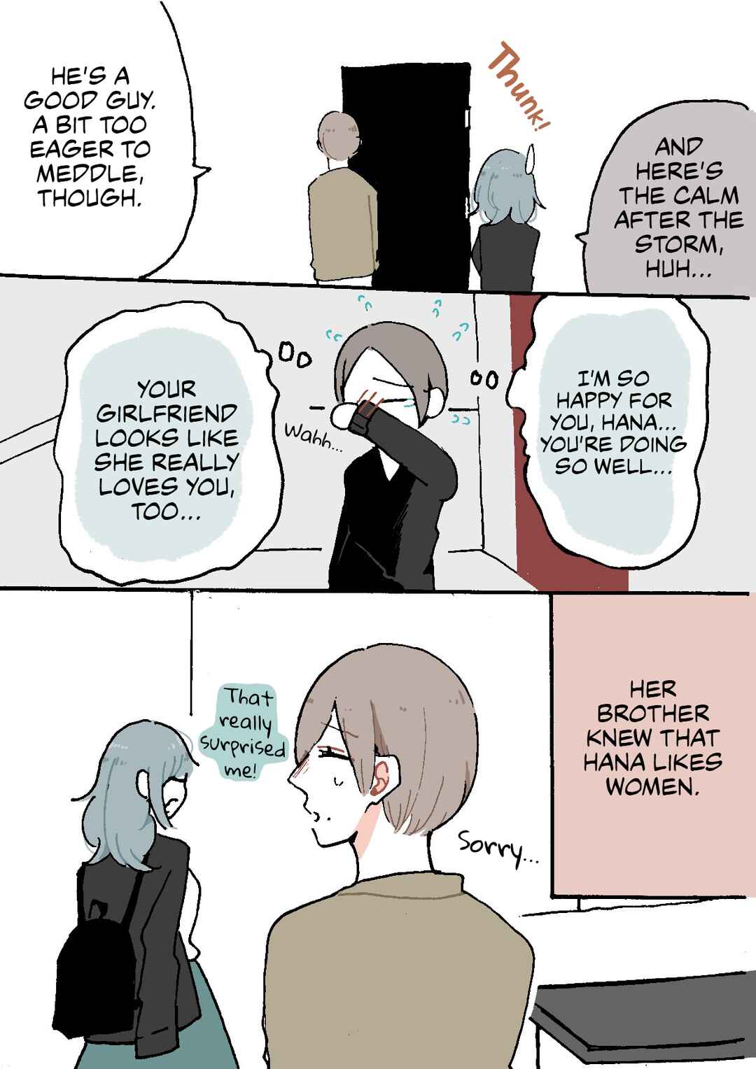 Page 4 Chapter 17 Doukyonin ni Kataomoi Shiteru Yuri Manga