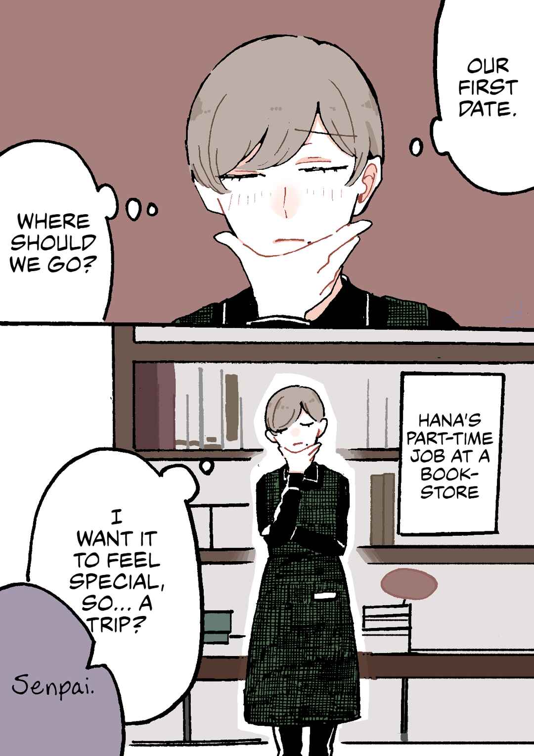 Page 1 Chapter 38 Doukyonin ni Kataomoi Shiteru Yuri Manga