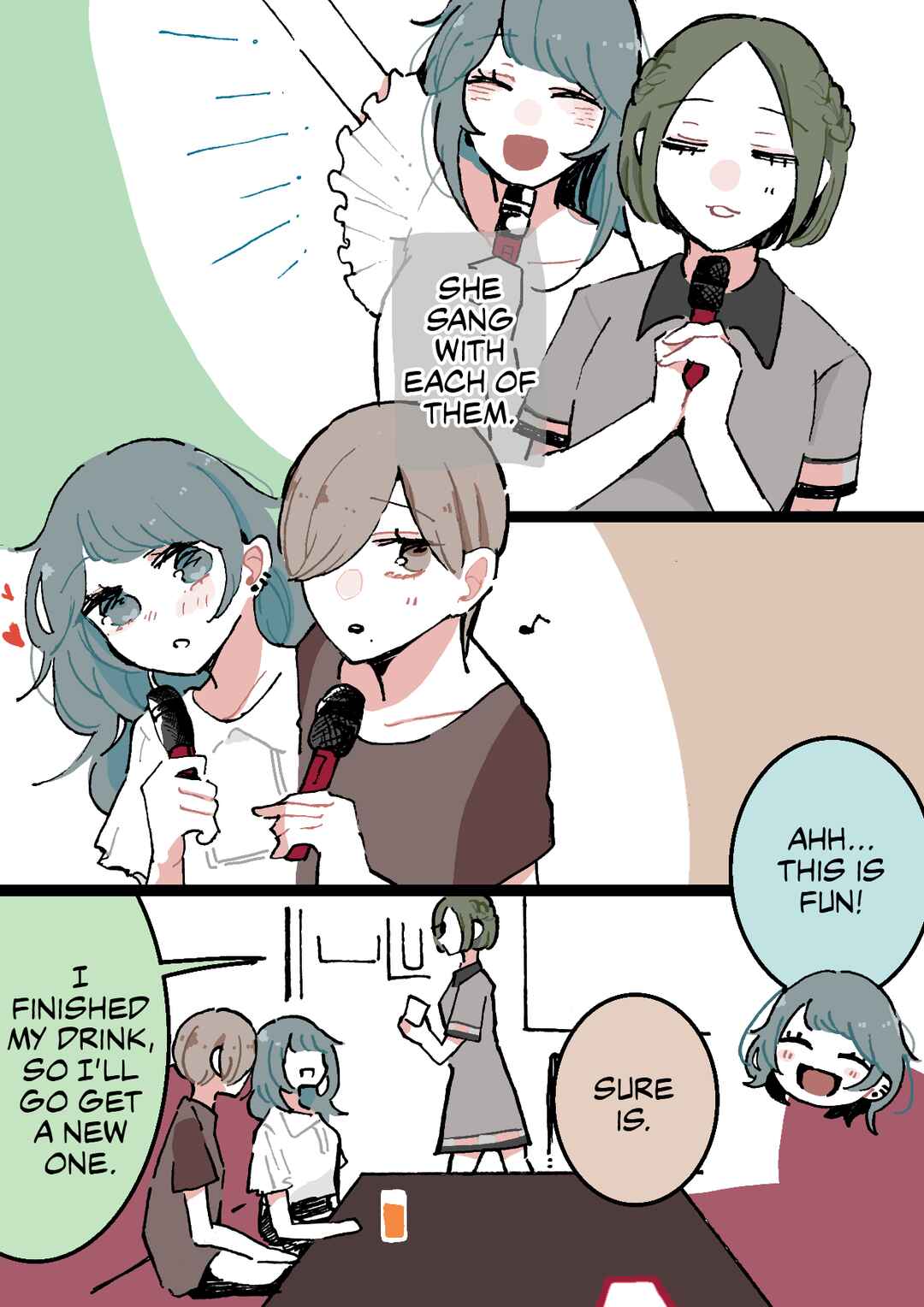 Page 2 Chapter 55 Doukyonin ni Kataomoi Shiteru Yuri Manga