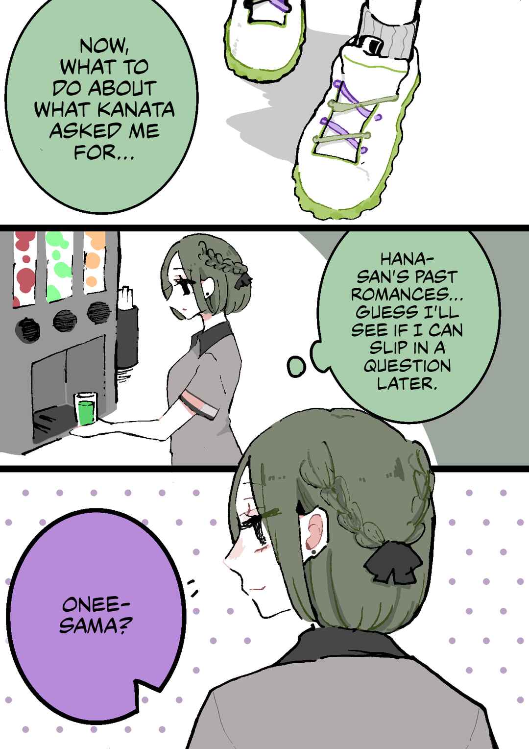 Page 3 Chapter 55 Doukyonin ni Kataomoi Shiteru Yuri Manga