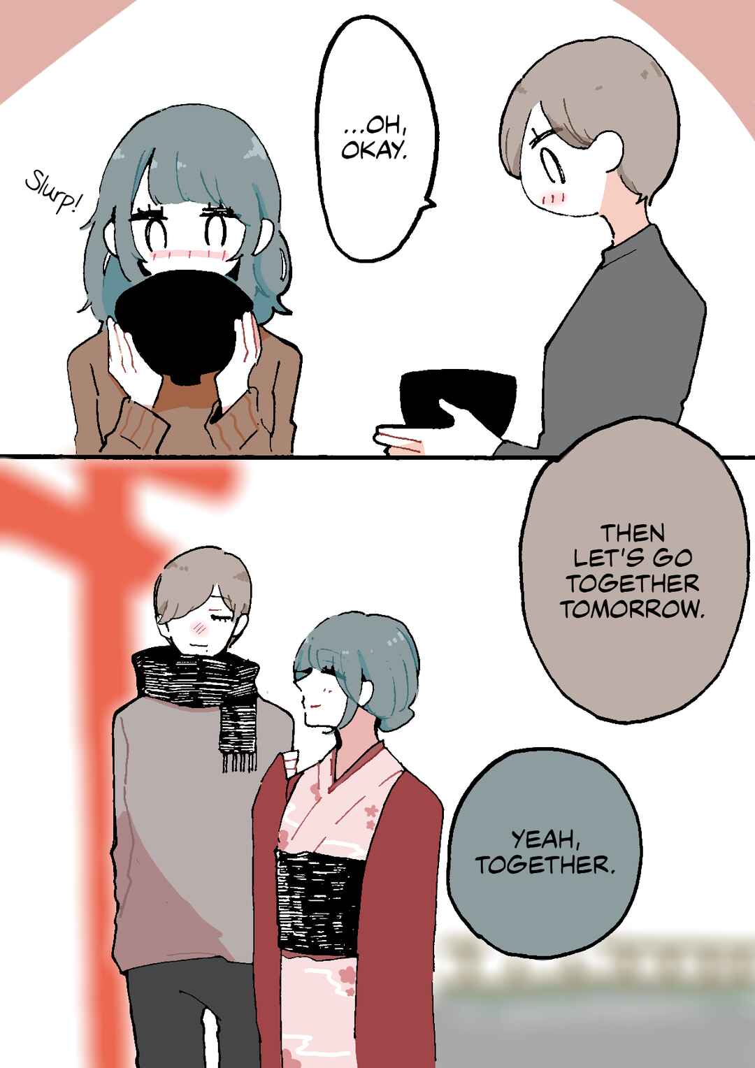 Page 4 Chapter 28 Doukyonin ni Kataomoi Shiteru Yuri Manga