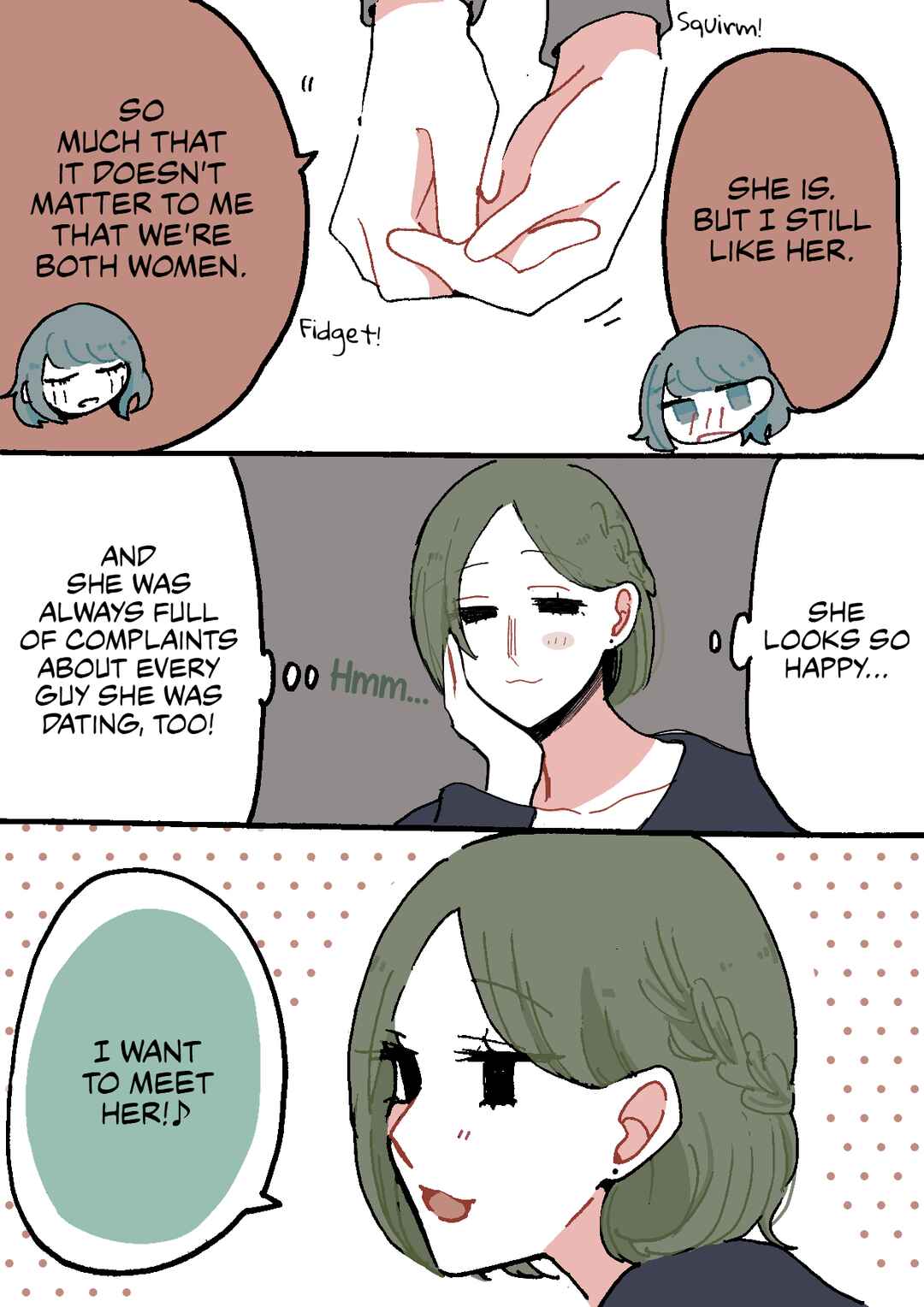 Page 2 Chapter 24 Doukyonin ni Kataomoi Shiteru Yuri Manga