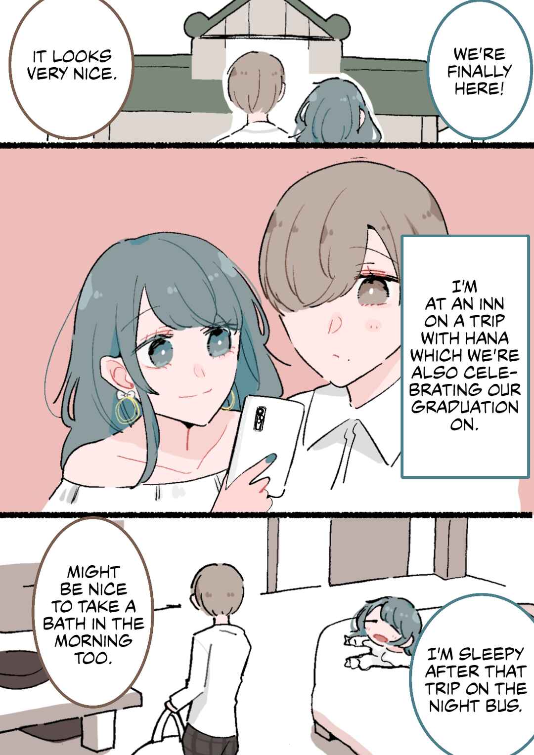 Page 1 Chapter 92 Doukyonin ni Kataomoi Shiteru Yuri Manga