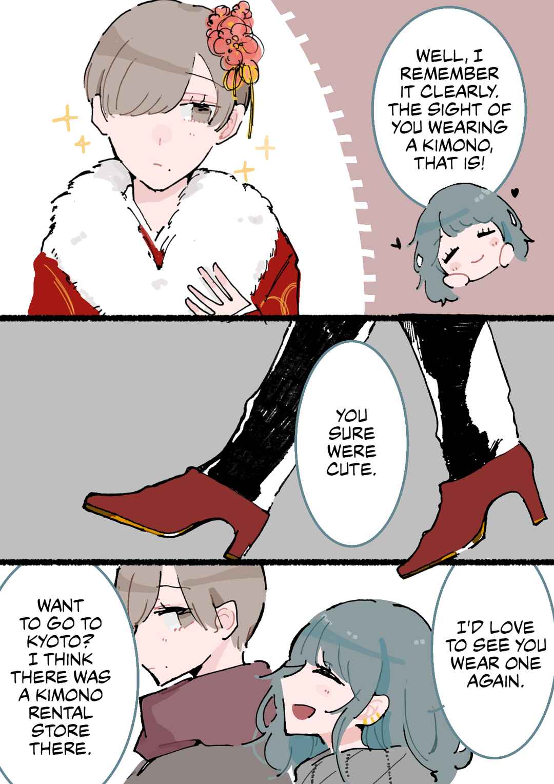 Page 2 Chapter 82 Doukyonin ni Kataomoi Shiteru Yuri Manga