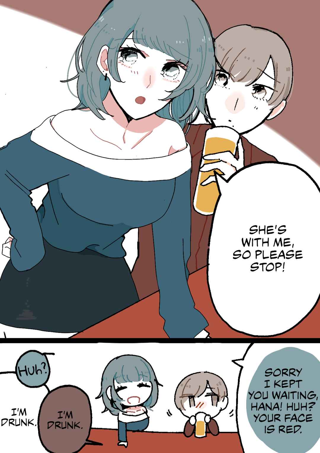 Page 4 Chapter 20 Doukyonin ni Kataomoi Shiteru Yuri Manga