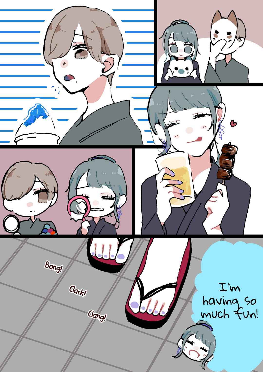 Page 3 Chapter 64 Doukyonin ni Kataomoi Shiteru Yuri Manga