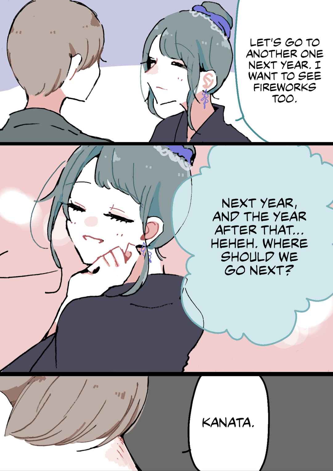 Page 4 Chapter 64 Doukyonin ni Kataomoi Shiteru Yuri Manga