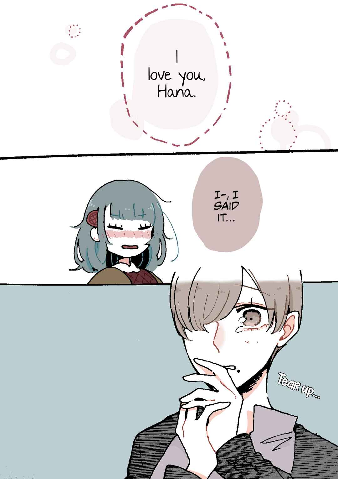 Page 1 Chapter 35 Doukyonin ni Kataomoi Shiteru Yuri Manga