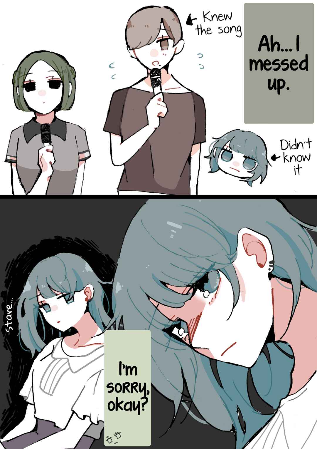 Page 4 Chapter 54 Doukyonin ni Kataomoi Shiteru Yuri Manga