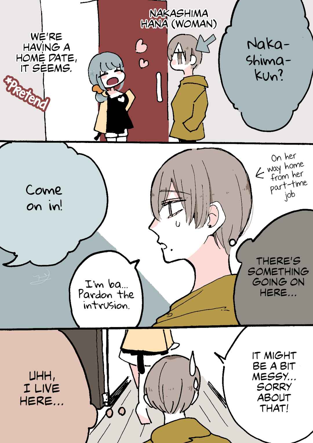 Page 3 Chapter 5 Doukyonin ni Kataomoi Shiteru Yuri Manga