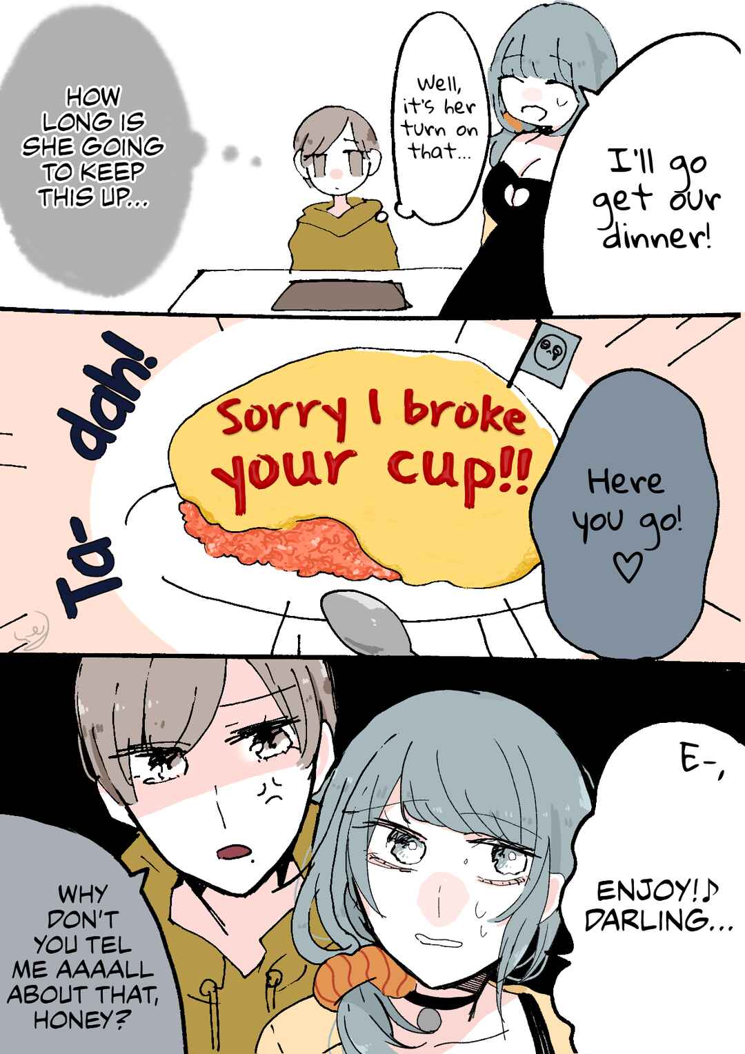 Page 4 Chapter 5 Doukyonin ni Kataomoi Shiteru Yuri Manga