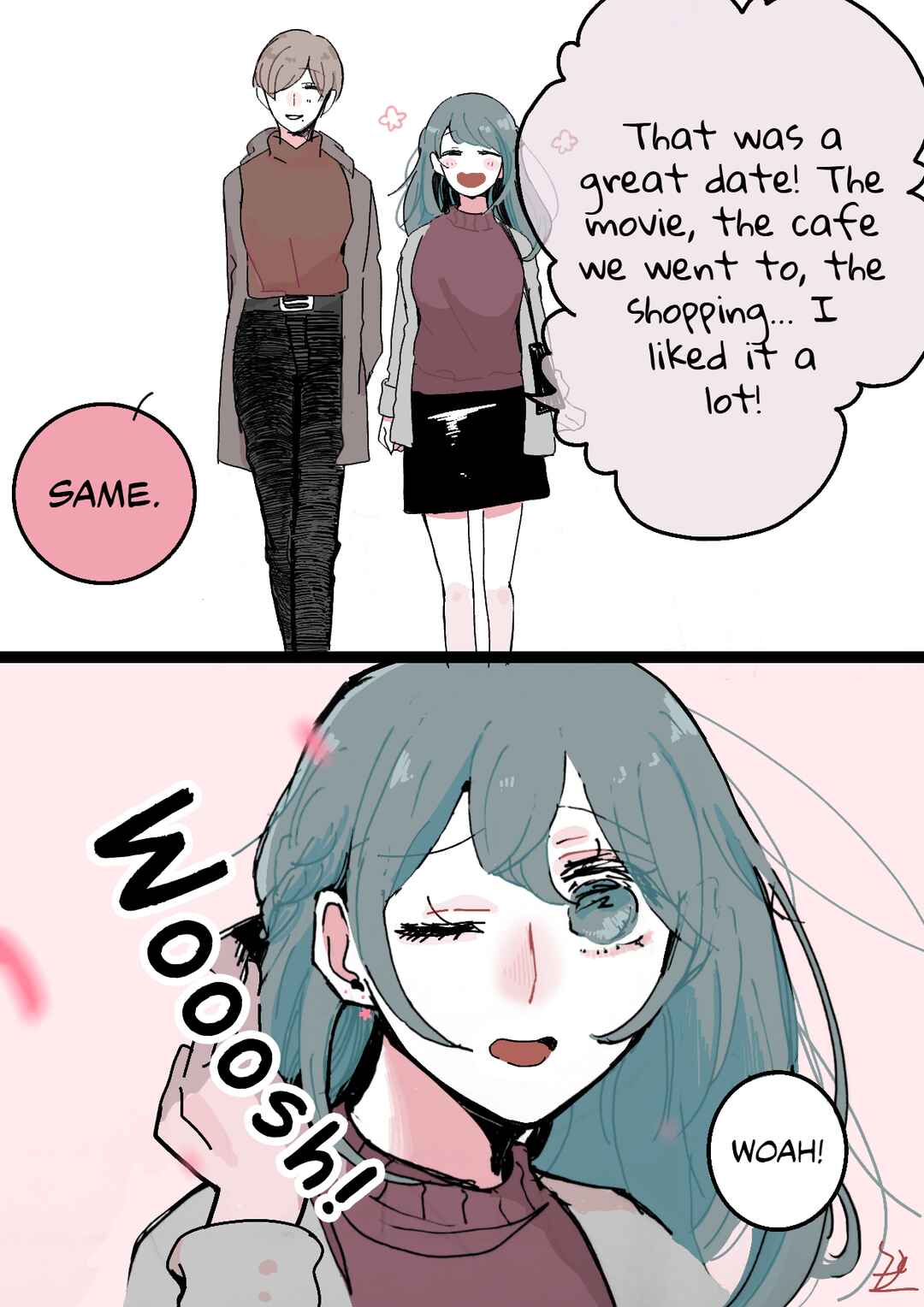 Page 1 Chapter 43 Doukyonin ni Kataomoi Shiteru Yuri Manga