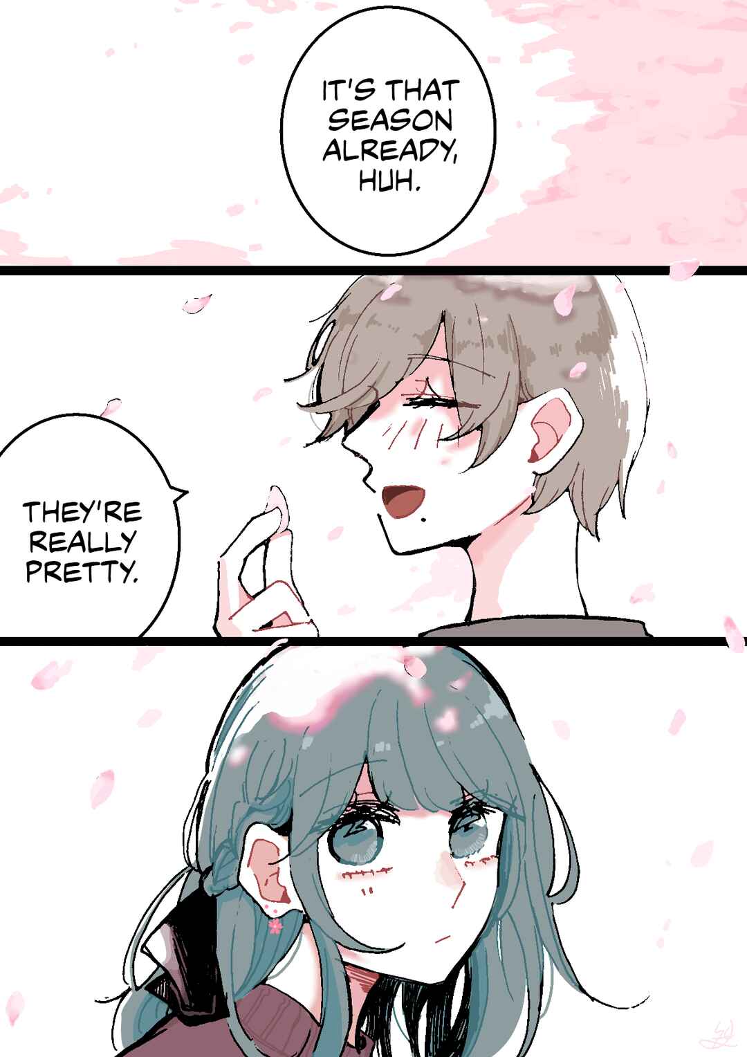 Page 3 Chapter 43 Doukyonin ni Kataomoi Shiteru Yuri Manga