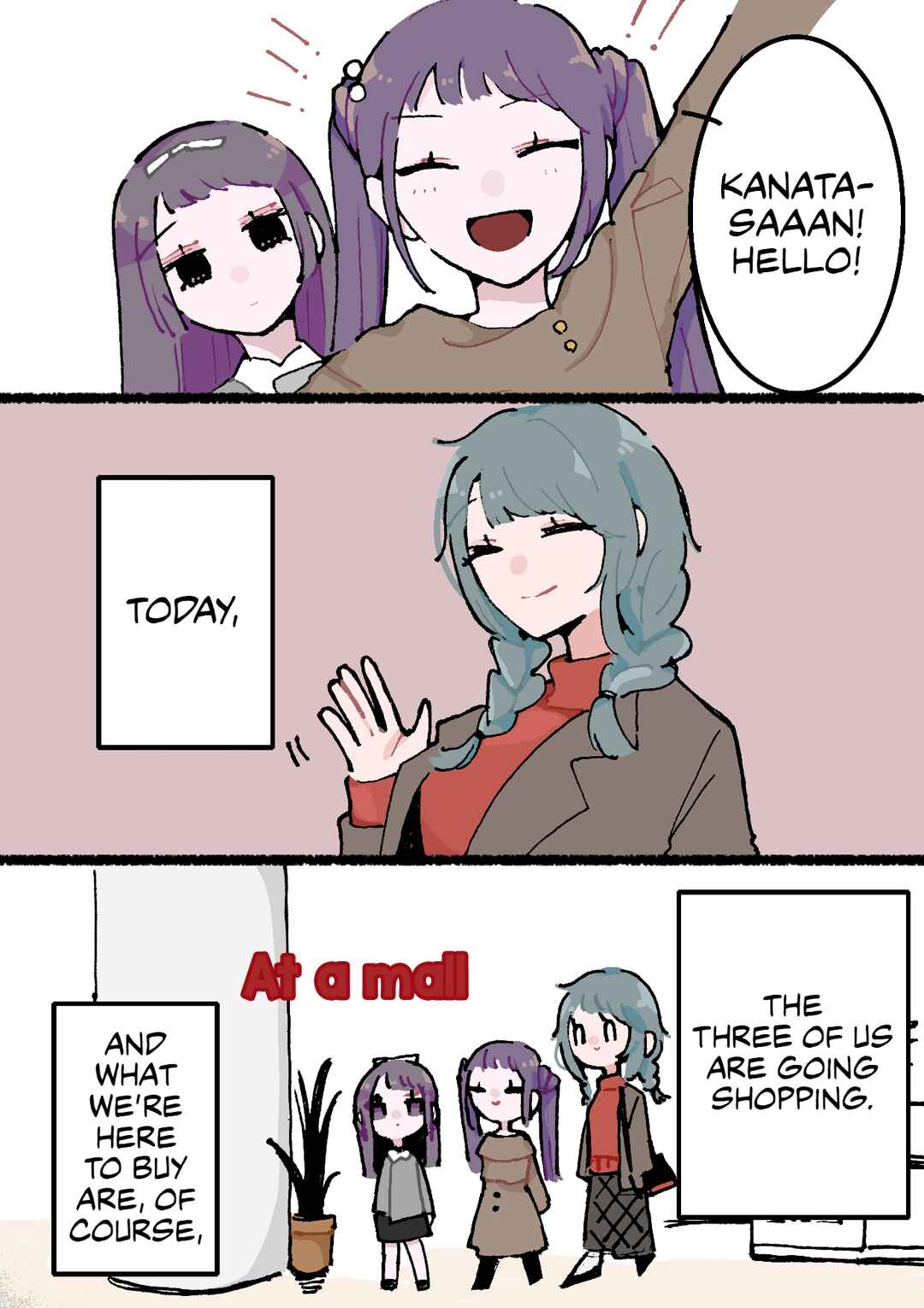 Page 1 Chapter 76 Doukyonin ni Kataomoi Shiteru Yuri Manga