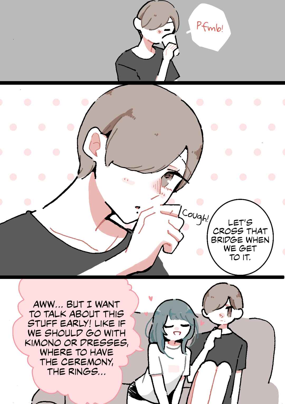 Page 3 Chapter 60 Doukyonin ni Kataomoi Shiteru Yuri Manga