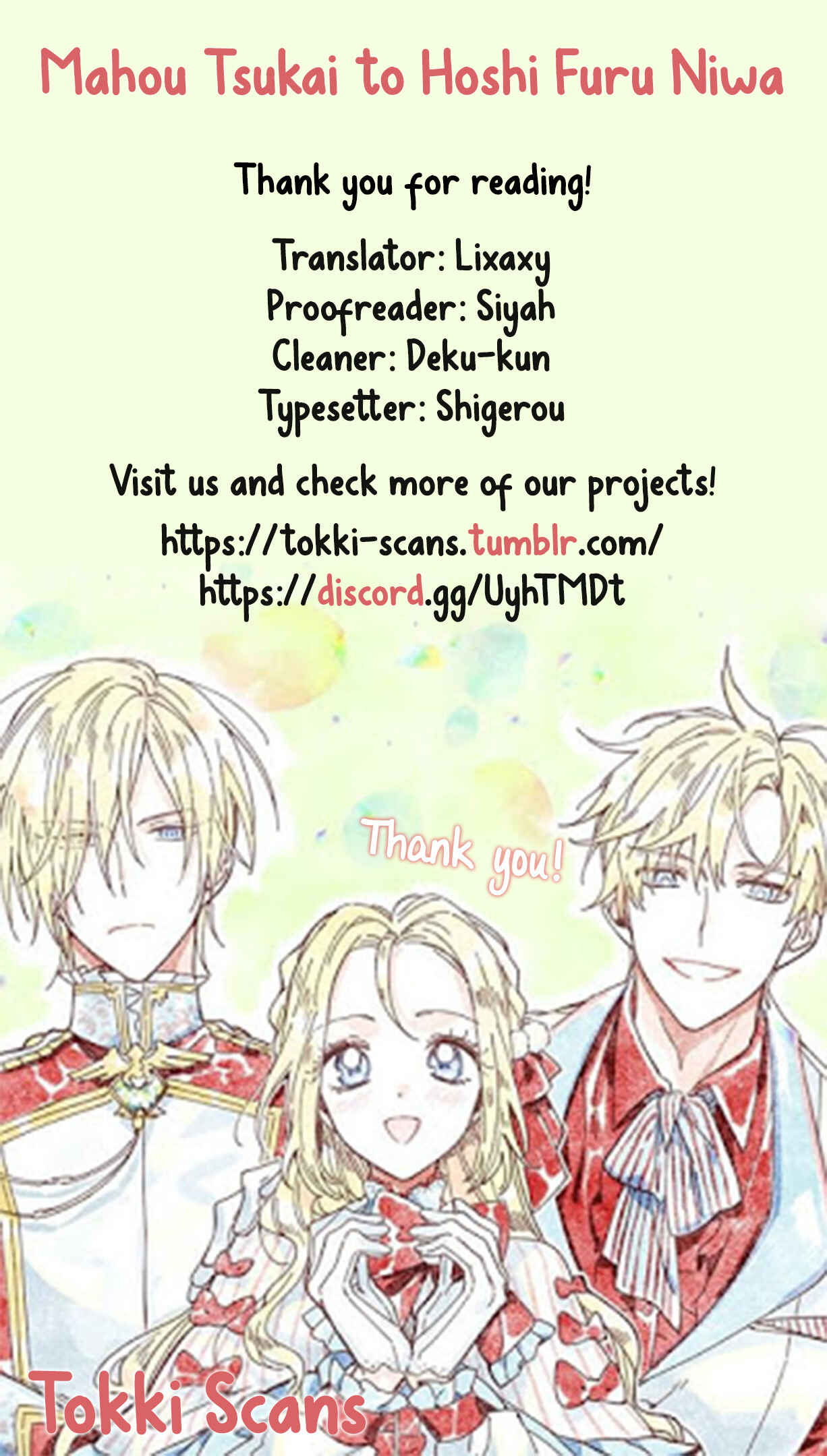 Page 39 Chapter 3 Mahou Tsukai to Hoshi Furu Niwa