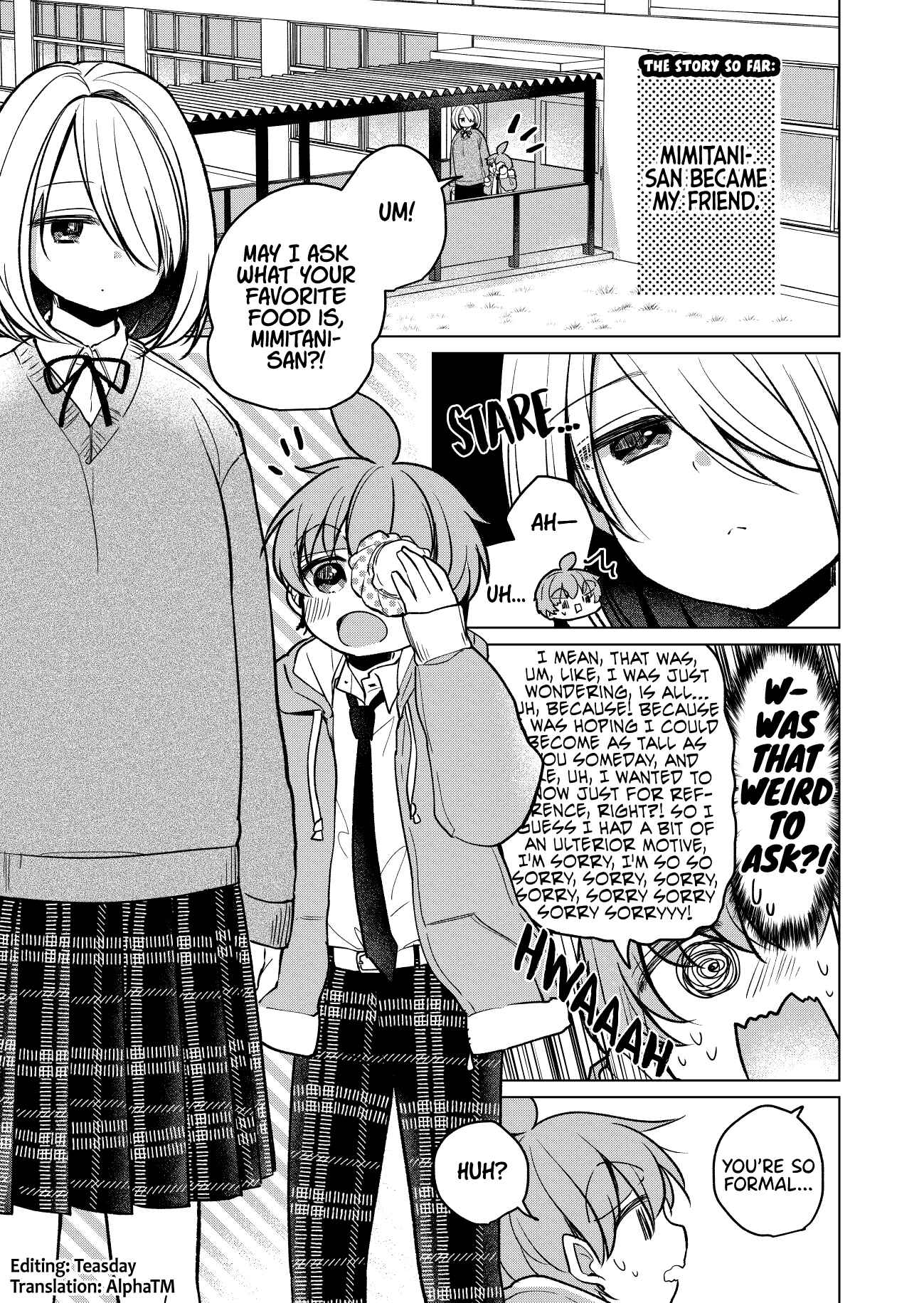 Page 1 Chapter 6 Mimitani-san, the Tallest in the Class