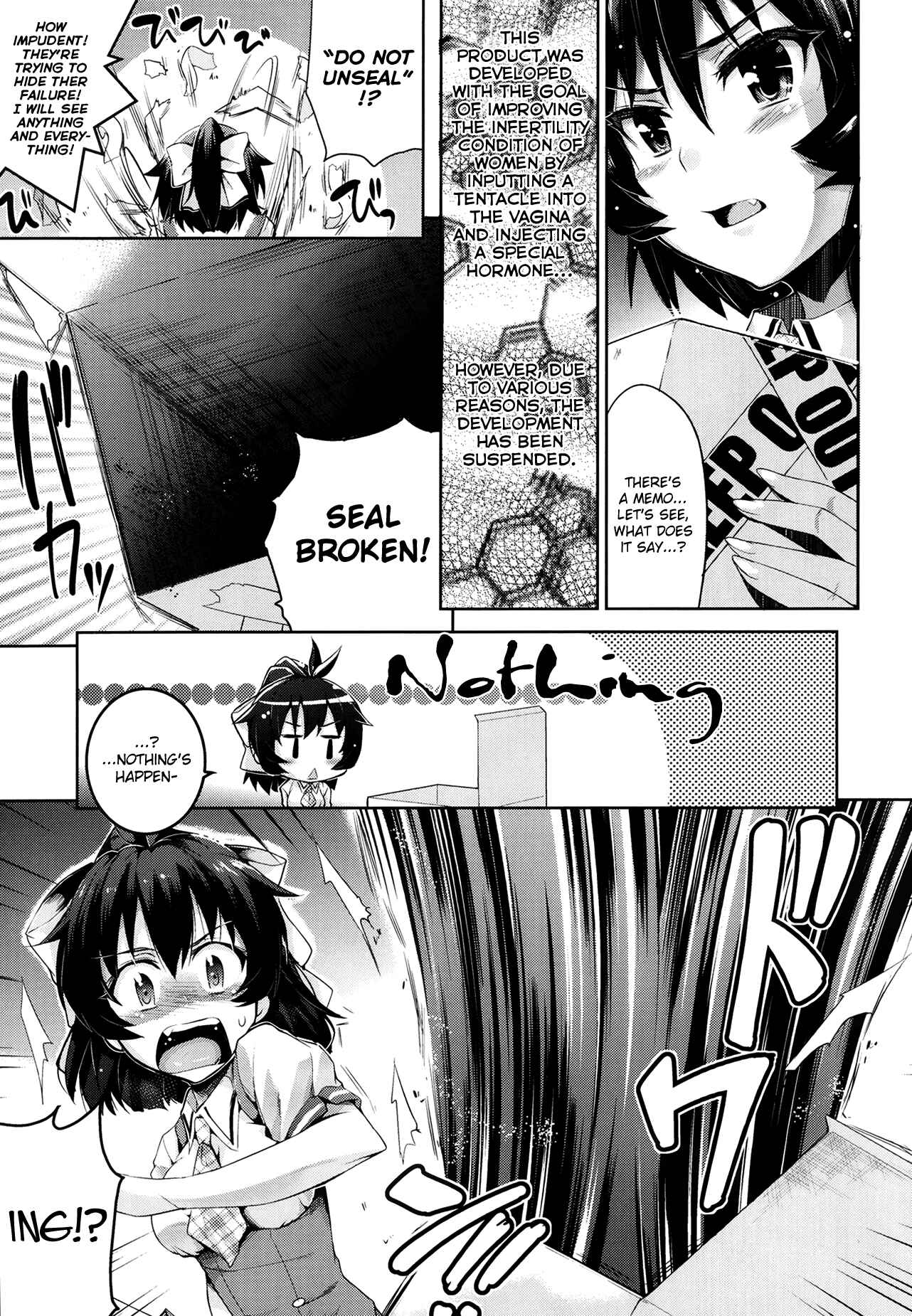 Page 9 Chapter 3 Be pregnant, my womb, said the girl
