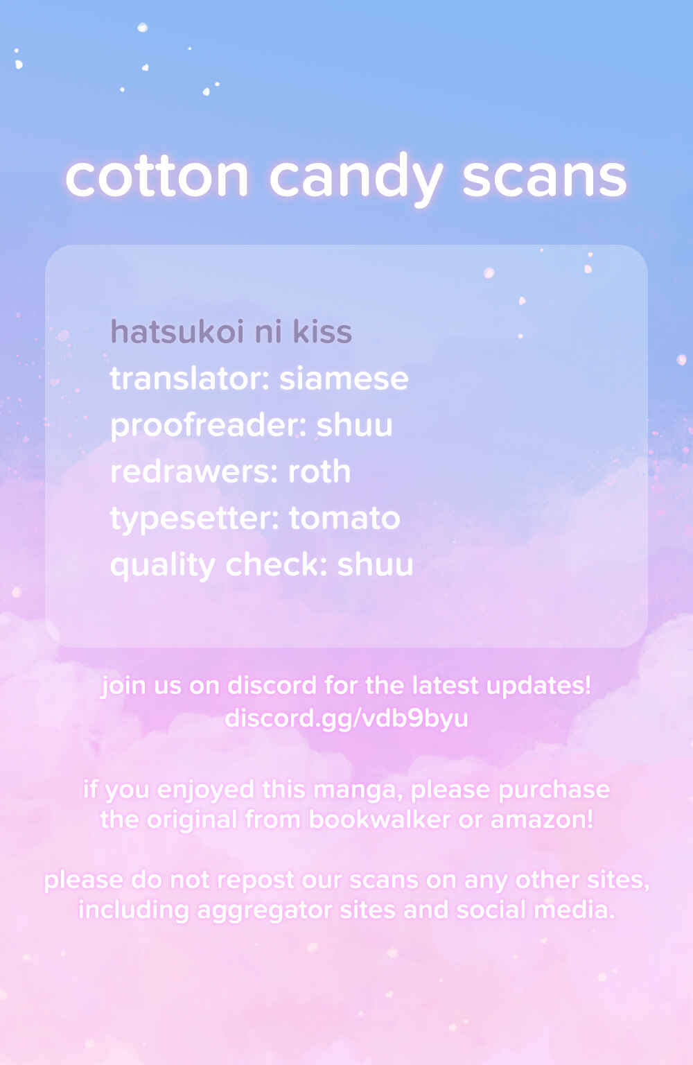 Page 1 Chapter 6 Kissing Until Love Blossoms